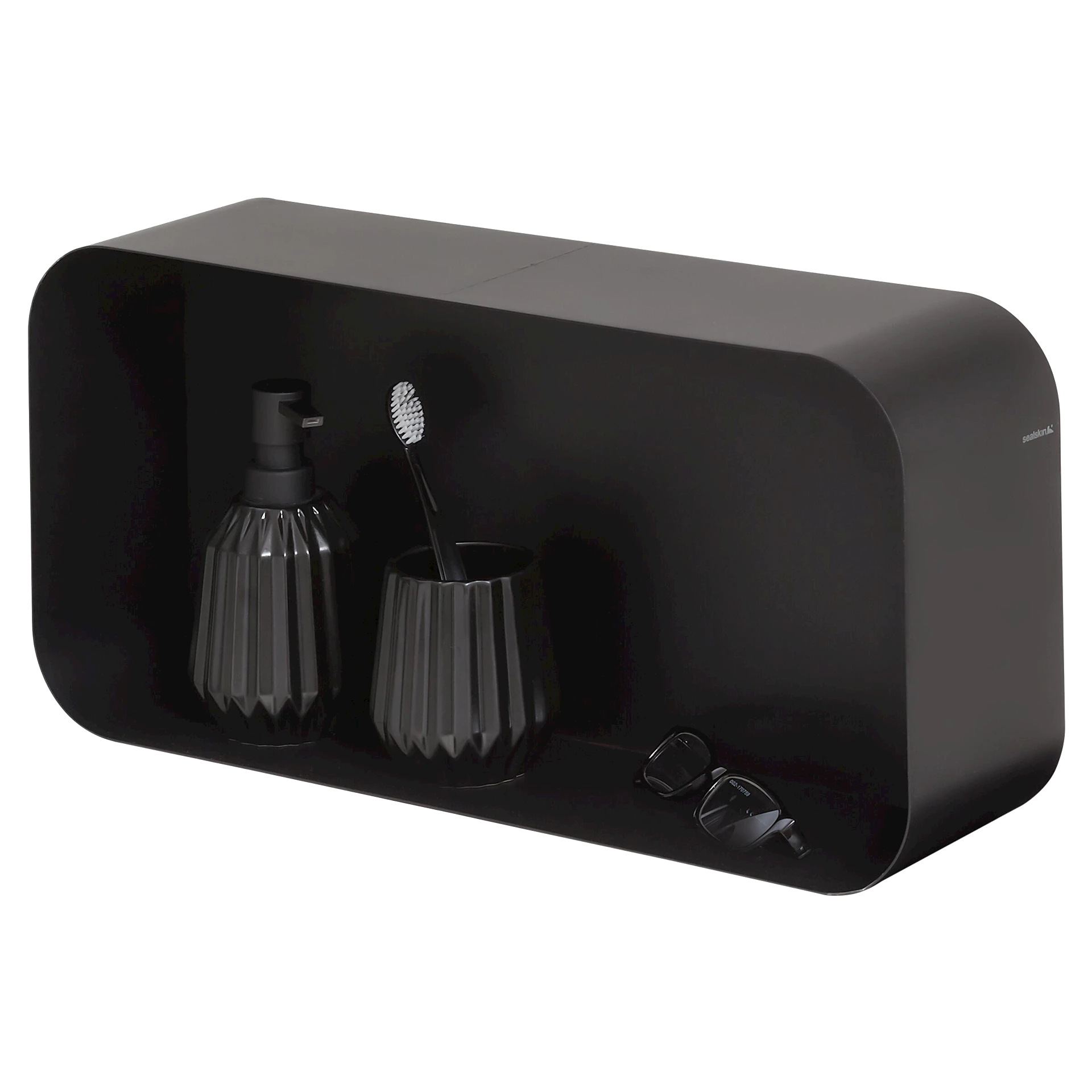 ART2474419 - Sealskin Brix veggboks rektangulær, sort matt - 