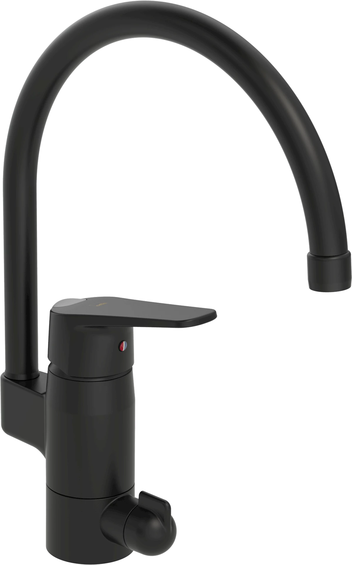 NRF4200458 - Oras Vega 1839FG-33 kjøkkenbatteri m/avstengning, sort matt - 