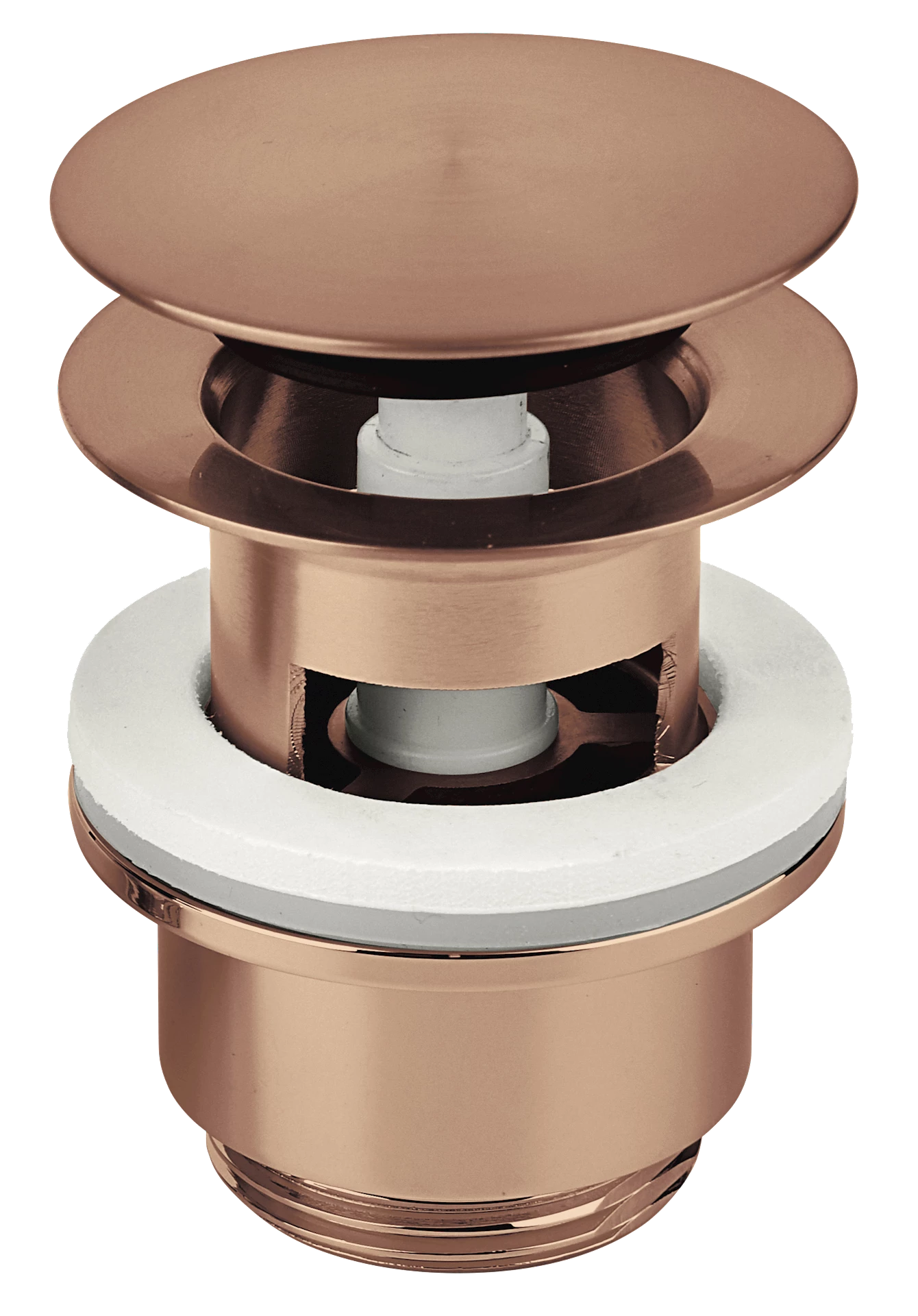 NRF4332792 - Klikkventil, børstet kobber - 