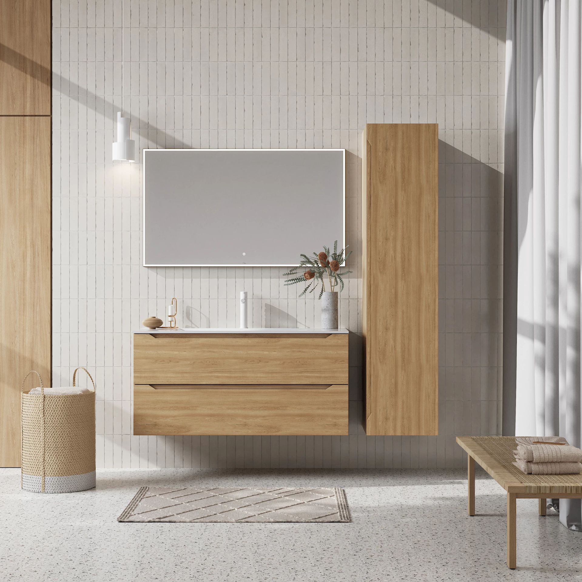 ART617H - Emma 120 m/høyskap Eik - 