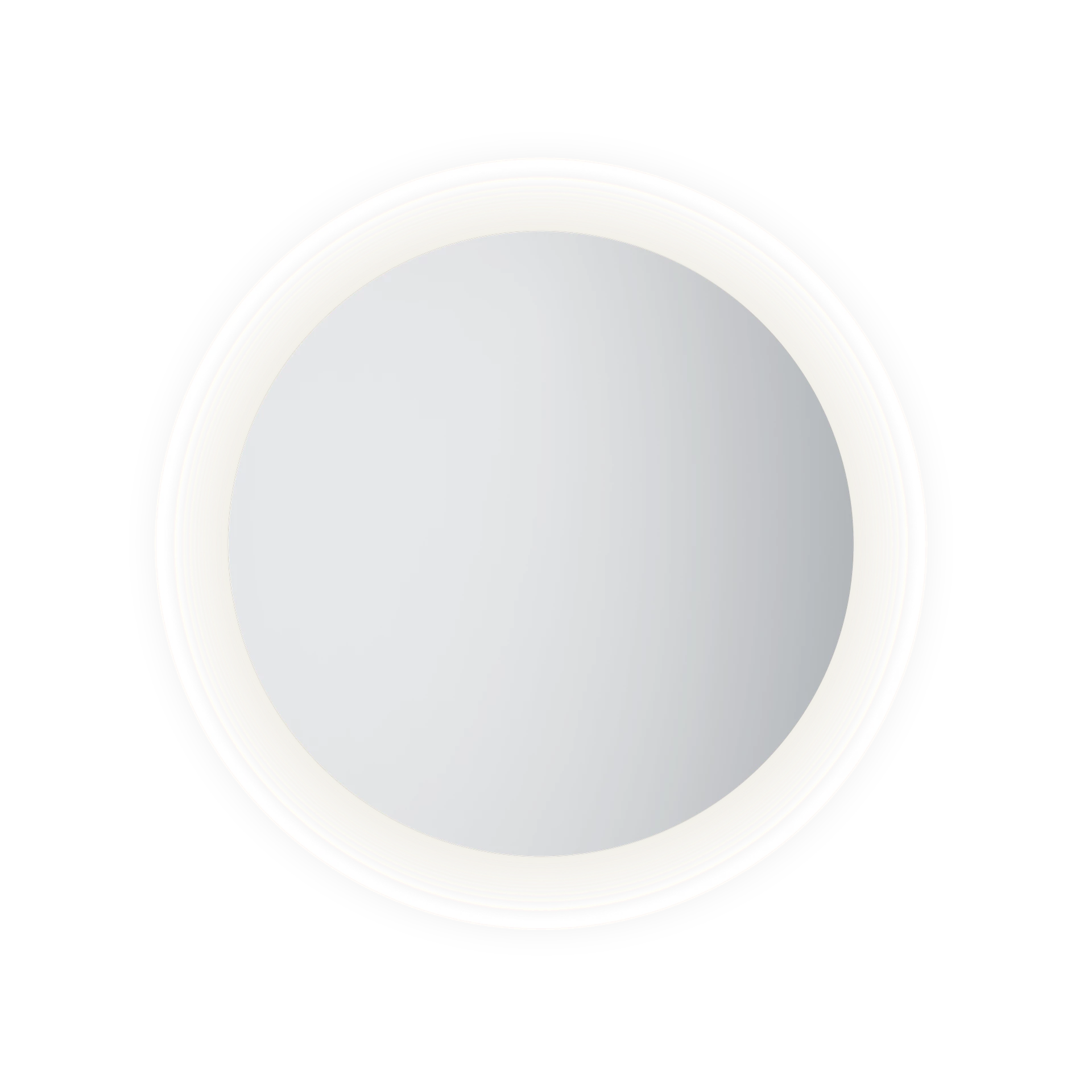 ART50025 - Moon 60 rundt speil med lys/antidugg - 